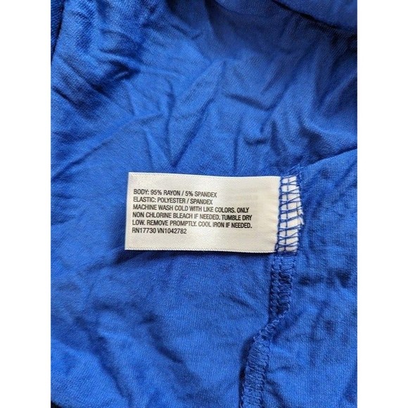 Isabel Maternity Tie Strap Tank Top Blue - Picture 4 of 8